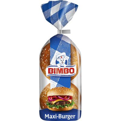 Pan maxi burger Bimbo 4 uds 300g