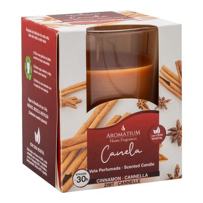 Vela vaso aromatium Martínez Morales 120g canela