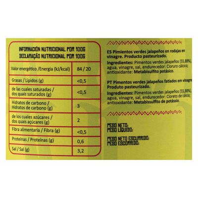 Jalape&ntilde;o en rodajas Don Rancho 190g