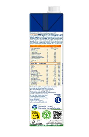 Bebida l&aacute;ctea Puleva max crecimiento desarrollo 1l cereales