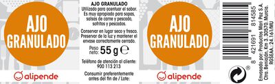 Ajo granulado Alipende 55g