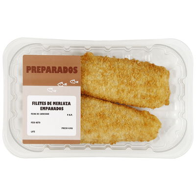 Merluza en filete empanado Mowi bandeja