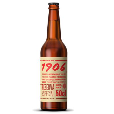 Cerveza rubia 1906 Botella 50cl Especial