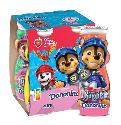 Petit líquido Bebedino Danonino pack 4 fresa
