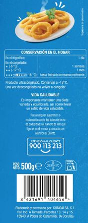 Anillas a la romana Alipende 500g