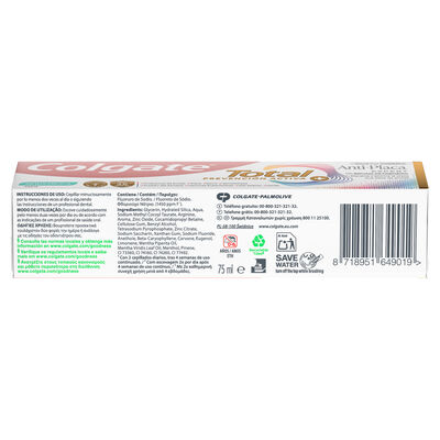 Pasta de dientes Colgate Total Plaque Anti-Placa Expert Menta Fresca 75ml