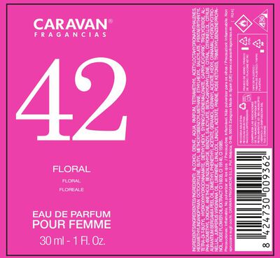 Eau de toilette Caravan mujer 30ml n&ordm;42