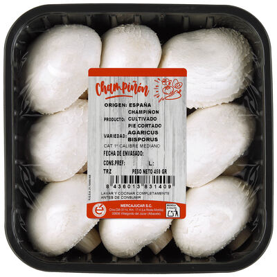 Champi&ntilde;&oacute;n cortado bandeja 450g