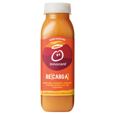 Smoothie de mandarina, zanahoria, manzana, jengibre y semillas de lino Innocent 300ml
