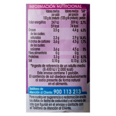 Leche fermentada sin lactosa Alipende pack 4 125g natural