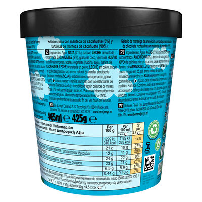 Helado Ben and Jerrys Peanut Butter 465ml
