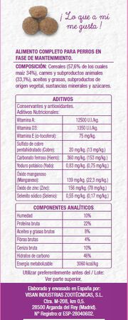 Alimento completo para perro Meque mantenimiento 4kg