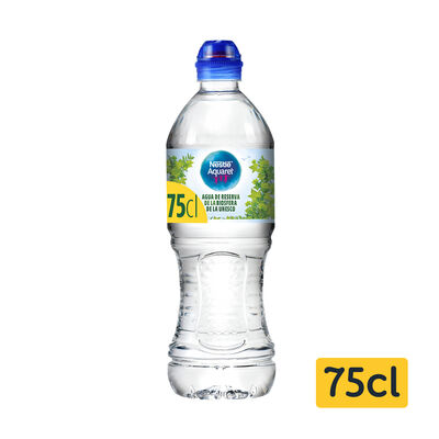 Agua mineral natural Nestlé Aquarel botella Tapón Sport 750ml