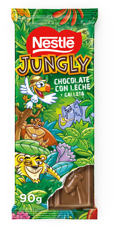 Chocolate con leche Jungly Nestl&eacute; 90g