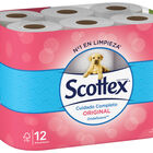 Papel higi&eacute;nico Scottex 12 rollos original