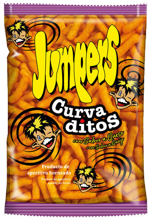 Snacks de maíz curvaditos Jumpers 100g