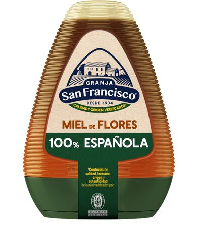 Miel de flores Granja San Francisco 425g antigoteo