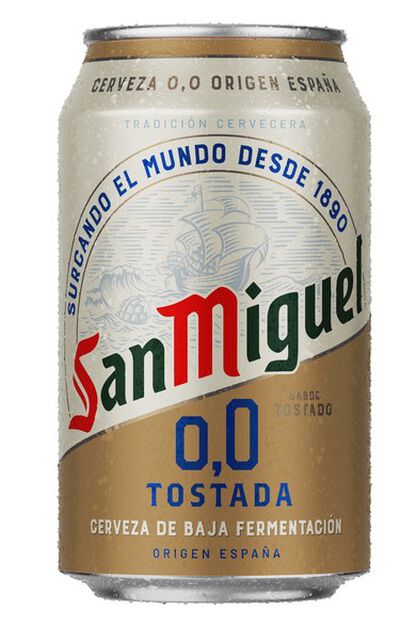 Cerveza sin alcohol San Miguel 00 Tostada 33cl