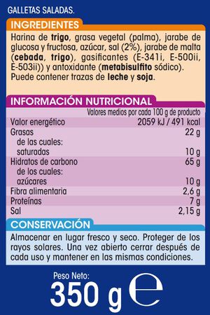 Galletas saladas Alipende 350g