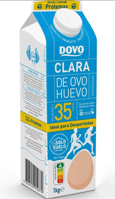 Claras de huevo Dovo 1kg