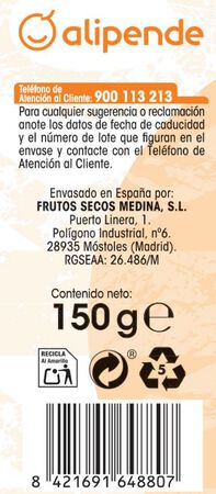 Ma&iacute;z Frito Gigante Alipende 150G Barbacoa