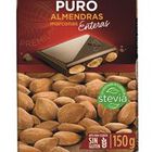 Chocolate puro almendras s/gluten s/azúcar Valor 150g
