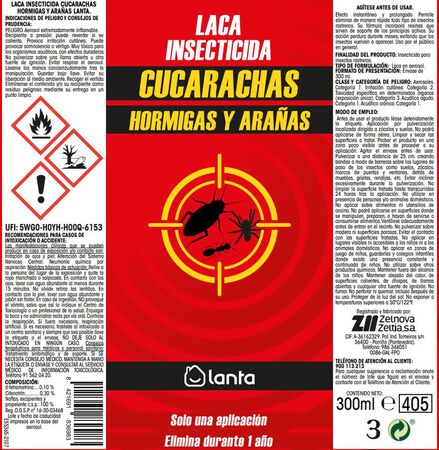 Insecticida laca Lanta 300ml