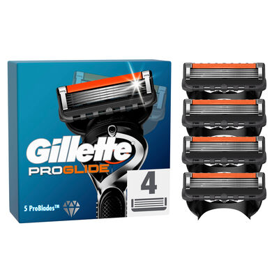 Hojas de afeitar Gillette 4 unidades recambio Proglide