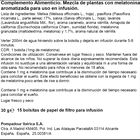 Infusión con melatonina y pasiflora Pompadour 15uds