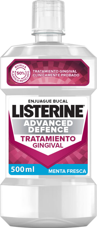 Enjuague bucal Listerine 500ml gingival advanced defence