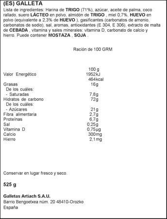 Galleta Chiquilín 525g