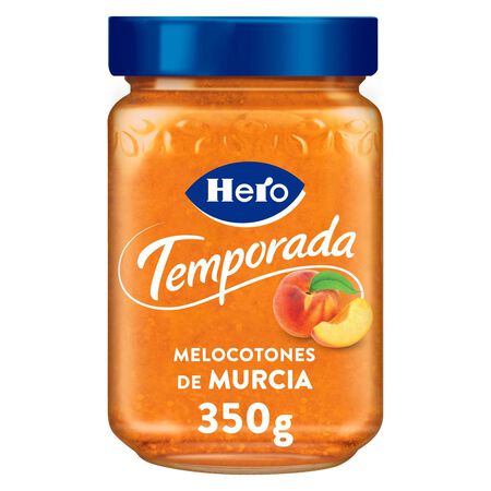 Mermelada melocotones extra de temporada Hero 350g