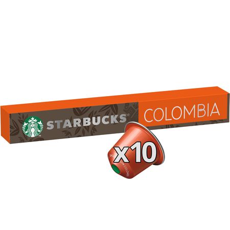 Café colombia intensidad 7 Starbucks 10 cápsulas