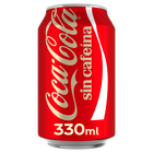Refresco Coca-Cola lata 33cl sin cafe&iacute;na