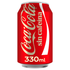Refresco Coca-Cola lata 33cl sin cafe&iacute;na