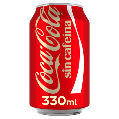 Refresco Coca-Cola lata 33cl sin cafe&iacute;na