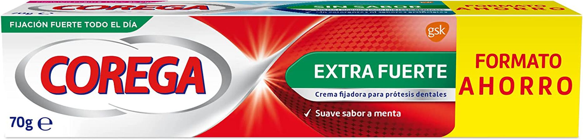 Crema fijadora dental Corega 70g extra
