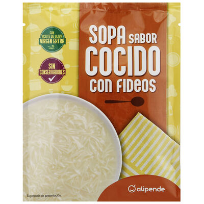 Sopa de cocido con fideos Alipende 66g