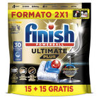 Detergente lavavajillas en pastillas Finish 15+18 unidades Ultimate