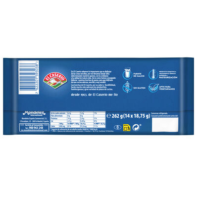 Queso Fundido En Lonchas El Caser&iacute;o 14 Unidades