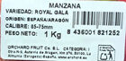 Manzana roja bolsa 1 kg