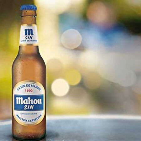 Cerveza sin alcohol Mahou pack 6 botellas 25cl