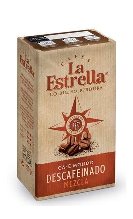 Café molido descafeinado La Estrella 200g mezcla