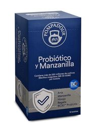 Infusión probiotic-manzanilla Pompadour 15 Unid