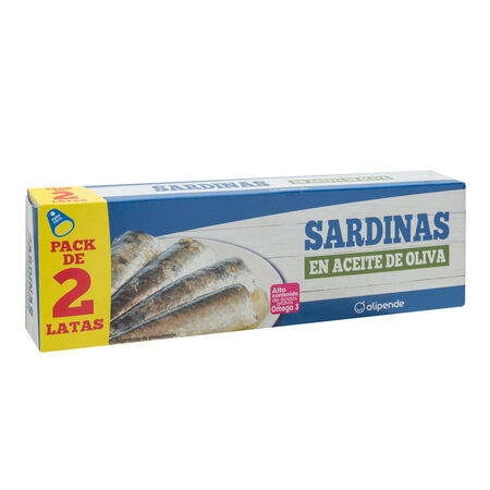Sardina Alipende pack 2 84g en aceite oliva