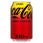 Refresco de cola sabor lim&oacute;n Coca Cola Zero 33cl