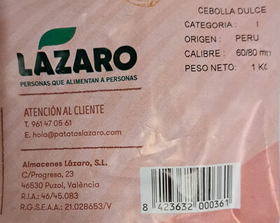 Cebolla dulce Freshnatur 1K