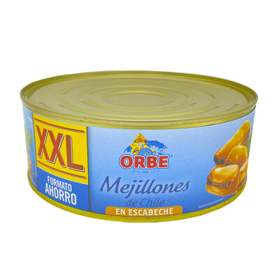 Mejillones de Chile en escabeche XXL Orbe 480g