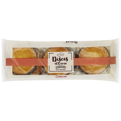 Discos de pastelería al cacao Alipende 350 g