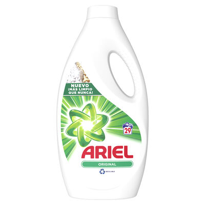 Detergente líquido Ariel 29 lavados Original